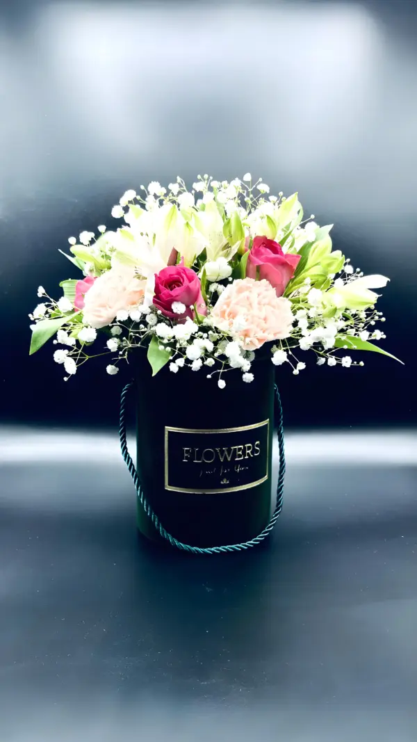 Blumenbox als Geschenk kaufen in Dresden mit frischen Blumen